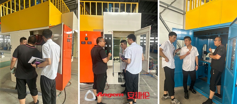 參觀噴膠機