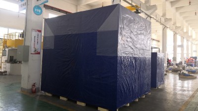 墨西哥、泰國客戶采購的安捷倫自動噴膠機正式打包發貨